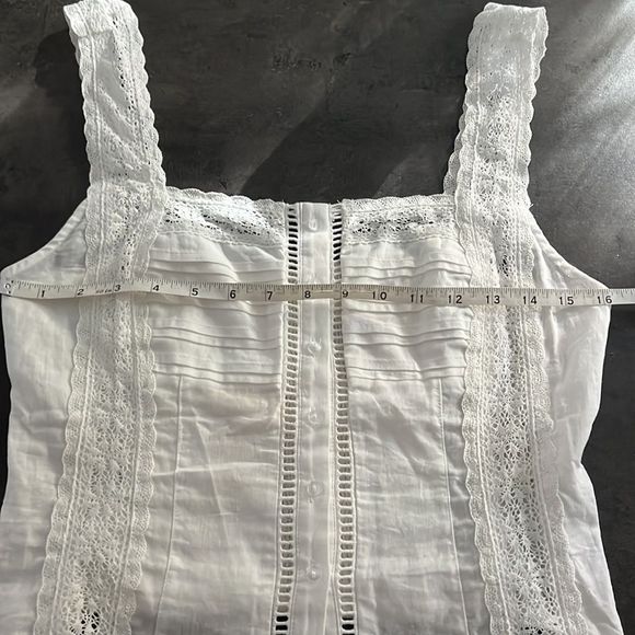 NWT  Free people sexy Lace tank top M - Picture 5 of 8
